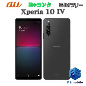 【中古】SOG07 Xperia 10 IV【美品 利用制限○】 SIMフリー ブラック au エーユー エクスペリア ソニー・エリクソン D023766-スマートホン スマートフォン スマホ 携帯電話 白ロム 本体 格安