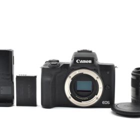 ■美品■Canon キヤノン EOS Kiss M ブラック レンズキット