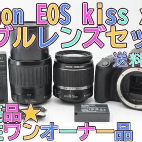 ★美品⑤★過去最大級の大SALE★ Canon EOS Kiss x9 ダブル