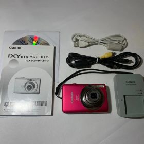 4937 Canon IXY DIGITAL 110 IS ピンク ジャンク品 デジカメ【コ】
