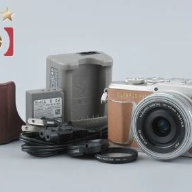 【中古】OLYMPUS オリンパス PEN E-PL9 14-42mm EZ レンズキット ブラウン シャッター回数僅少