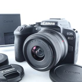 【良品】《 ショット数23000 回以下》Canon ミラーレス一眼カメラ EOS R10 レンズキット(RF-S18-45)ブラック/APS-C/EOSR10-1845ISSTMLK