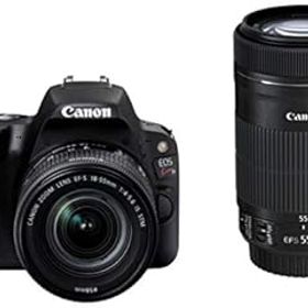 【中古】Canon デジタル一眼レフカメラ EOS Kiss X9 ブラック ダブルズームキット EF-S18-55mm/EF-S55-250mm付属 EOSKISSX9BK-WKIT