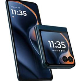 【中古】【安心保証】 motorola razr 60[512G] SIMフリー ジブラルタルシーネイビー