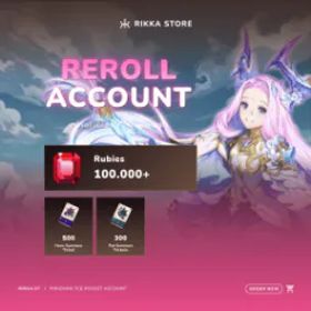 Seven Knights Re:BIRTH ☆ SEA | 100000+ Rubies, 500x Hero Tickets, 300x Pet Tickets | 8x Random Legendary Heroes | DM For Catalog