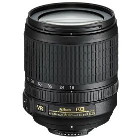 【中古】New Nikon 18-105mm f/3.5-5.6 AF-S DX VR ED Nikkor Lens for Nikon Digital SLR Cameras D3000 D3100 D3200 D3300 D5100 D5200 D5300 D7000 D7
