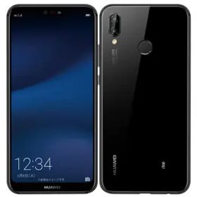Huawei au 【SIMロック解除済み】 HUAWEI P20 lite ミッドナイトブラック 4GB 64GB HWV32