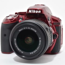 【中古】Nikon ニコン D5300 18-55 VR II レンズキット レッド