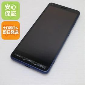 新品同様 A001KC Y!mobile かんたんスマホ2 ネイビー スマホ 白ロム 土日祝発送OK