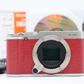 富士フィルム Fujifilm Fuji X-A1 16.3MP Mirrorless Digital Camera Body Red [良品] #Z7203A