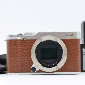富士フィルム Fujifilm Fuji X-A1 16.3MP Mirrorless Digital Camera Body Brown [美品] #Z7219A