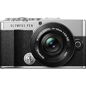【中古】【39shop】OM★SYSTEMオリンパス OLYMPUS PEN E-P7 14-42mm EZレンズキット シルバー（非常に良い）