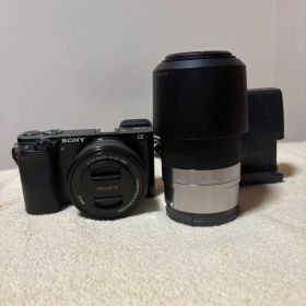 SONY α6000 ダブルズームセット レンズ色違い