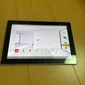 SIMフリーAndroidタブレットF-02K arrows Tabシルバー美品