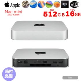 【中古パソコン】Apple Mac mini MNH73J/A A2686 M2 Pro 2023 小型デスク 選べるOS [Apple M2 Pro 10コア メモリ16GB SSD512GB 無線 BT シルバー 純箱 ]：良品