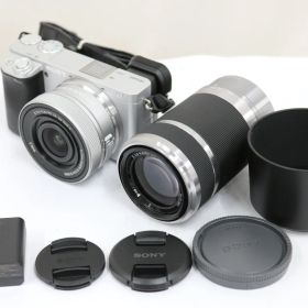 【美品 返品保証】 【シャッター2947回】ソニー Sony α6400 E PZ 16-50mm F3.5-5.6 OSS II 55-210mm F4.5-6.3 OSS ミラーレス一眼 T1165