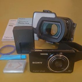 SONY Cyber-shot DSC-W570 ＆マリンパックMPK-WG 得