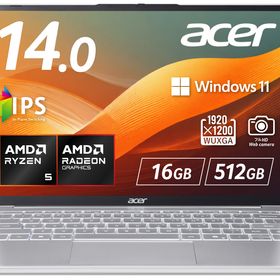 Acer｜エイサー SFL14-41M-A56Y ノートパソコン Swift Lite 14(14型/Windows11/Ryzen 5 240/メモリ 16GB/SSD 512GB)ライトシルバー[SFL1