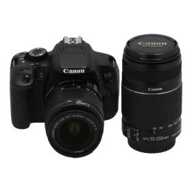 中古 デジタル一眼 ダブルズームキットCanon キヤノン EOS Kiss X6i ダブルズームキット 041052002271コンディションランク【B】（商品 No.24-0）
