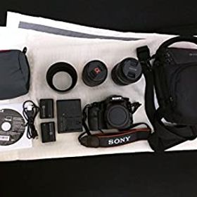【中古】(非常に良い)SONY ミラーレス一眼 α57 ダブルズームレンズキット DT 18-55mm F3.5-5.6 SAM＋DT 55-200mm F4-5.6 SAM付属 SLT-A57Y