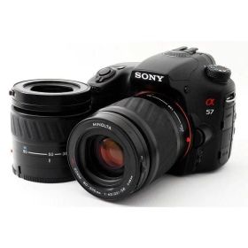 【中古】 ソニー SONY デジタル一眼レフカメラ α57 SLT-A57 標準&望遠ダブルズームセット 当店保証30日間 人気 一眼レフ デジタル一眼 中古 カメラ