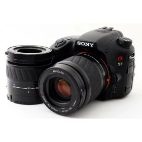 【中古】 ソニー SONY デジタル一眼レフカメラ α57 SLT-A57 標準&望遠ダブルズームセット 当店保証30日間 人気 一眼レフ デジタル一眼 中古 カメラ