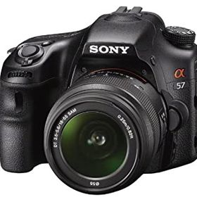 【中古-非常に良い】SONY ミラーレス一眼 α57 ズームレンズキット DT 18-55mm F3.5-5.6 SAM付属 SLT-A57K