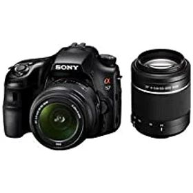 【中古】SONY ミラーレス一眼 α57 ダブルズームレンズキット DT 18-55mm F3.5-5.6 SAM＋DT 55-200mm F4-5.6 SAM
